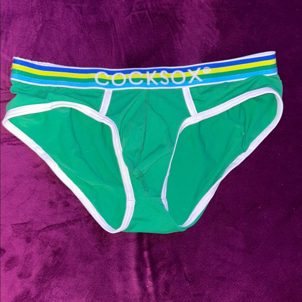 Cocksox Men's Green Briefs